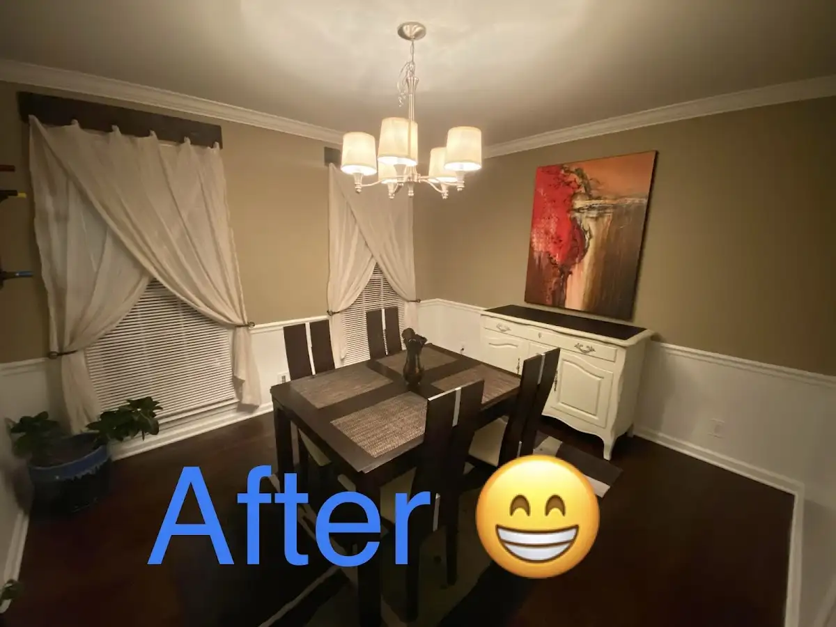 Professional dining room restoration after water damage in Logan